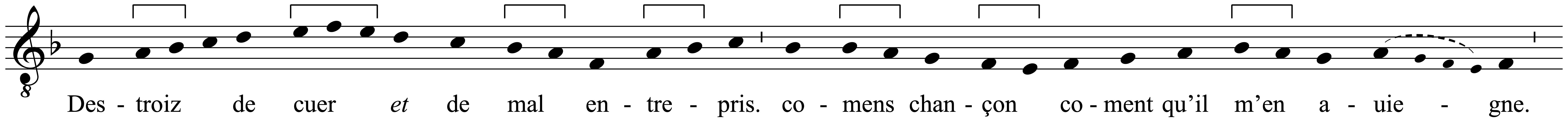 Work musical notation